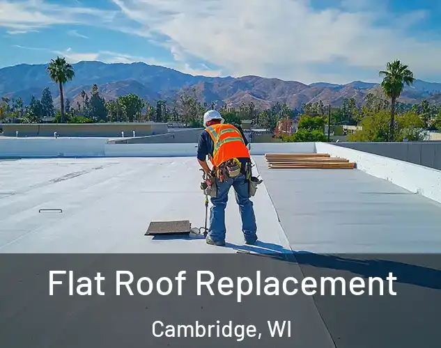 Flat Roof Replacement Cambridge, WI