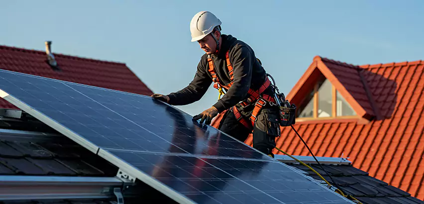 Solar Panels on Steel Roof Installation in Cambridge