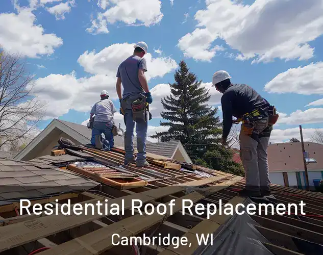  Residential Roof Replacement Cambridge, WI