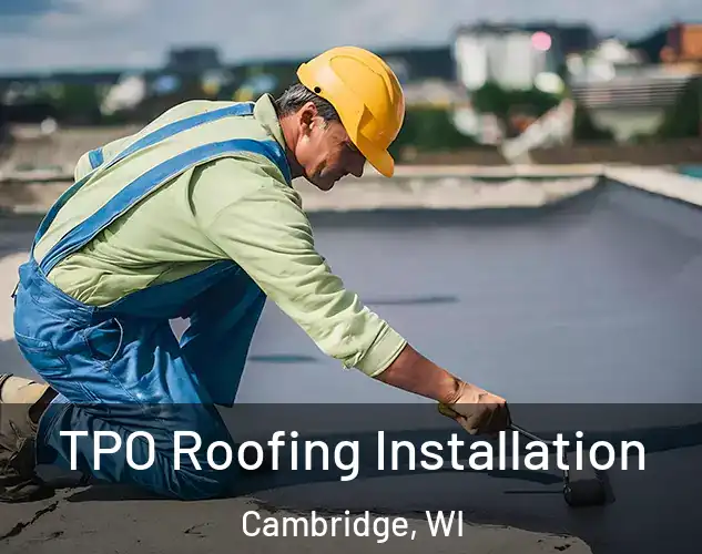  TPO Roofing Installation Cambridge, WI
